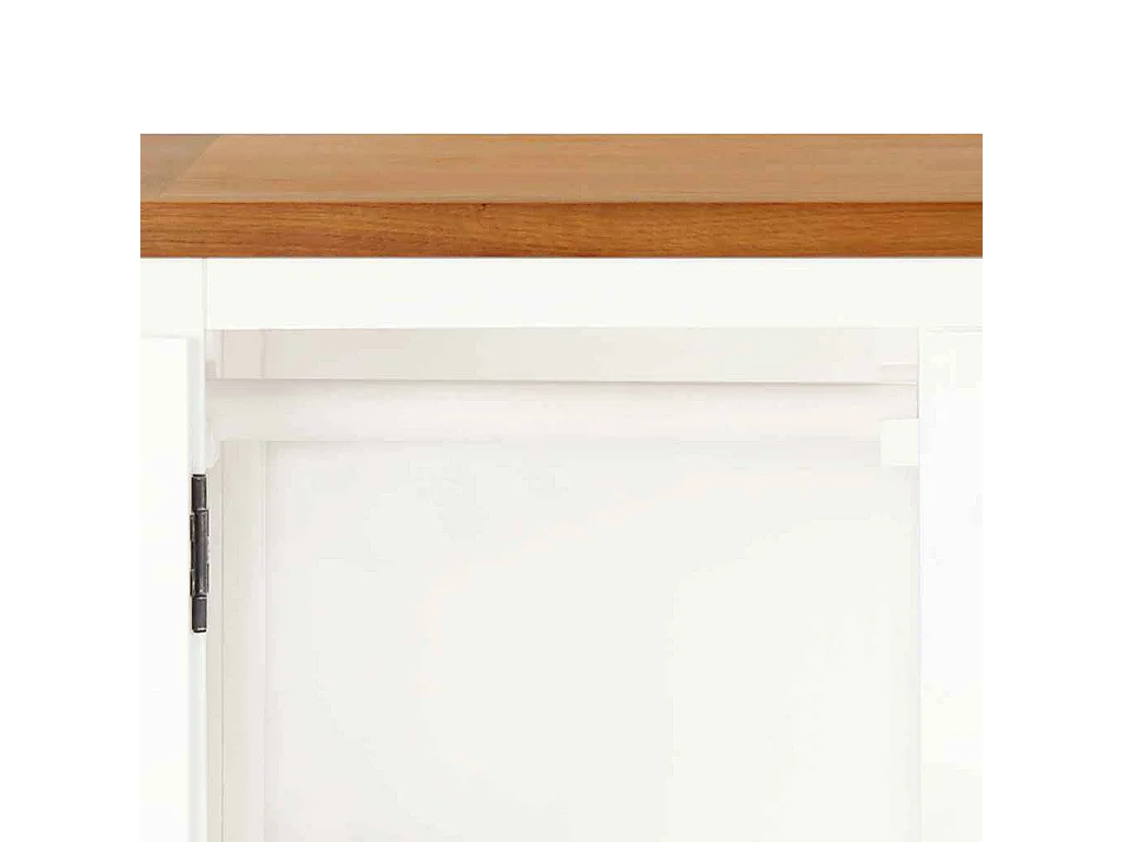 Kledingkast 76x52x105 cm massief eikenhout