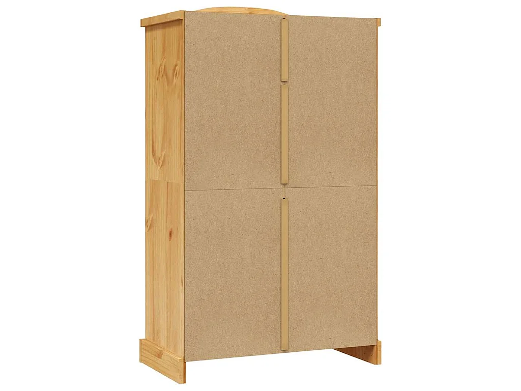 Kleiderschrank Mexiko-Stil Kiefernholz 2 Türen