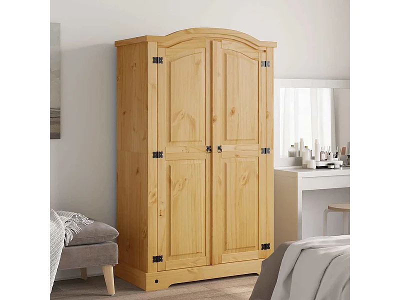 Roupeiro Corona Range pinho mexicano com 2 portas