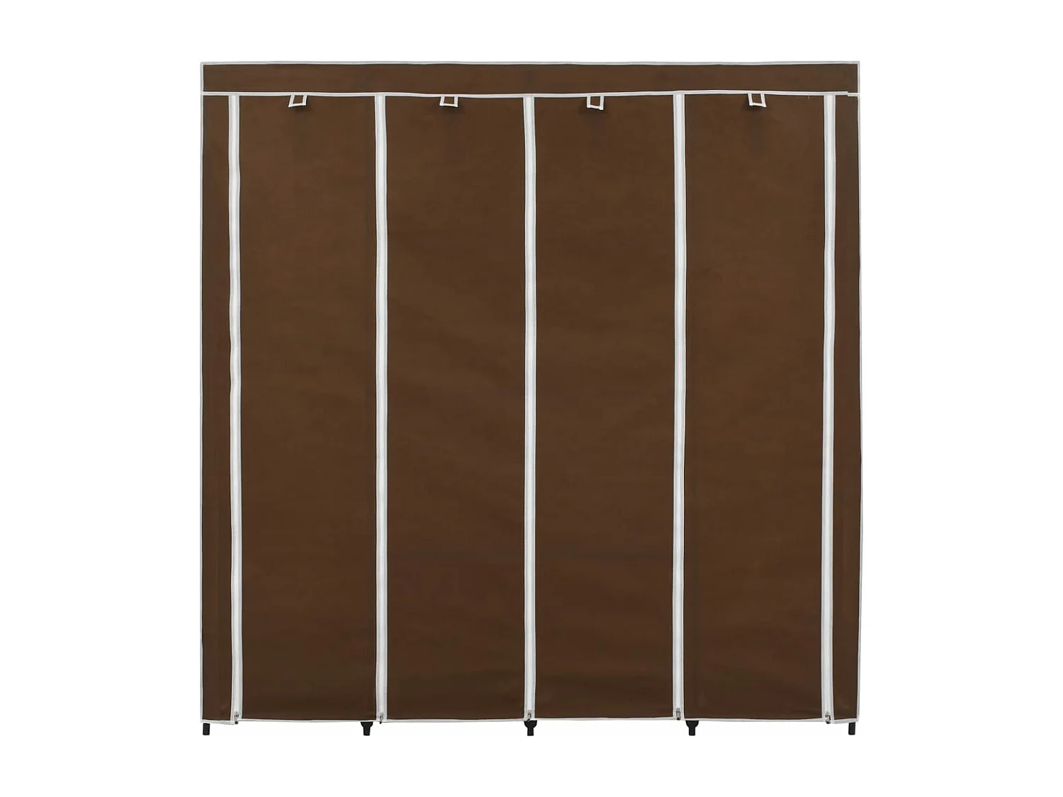 Guardaroba con 4 Scomparti Marrone 175x45x170 cm