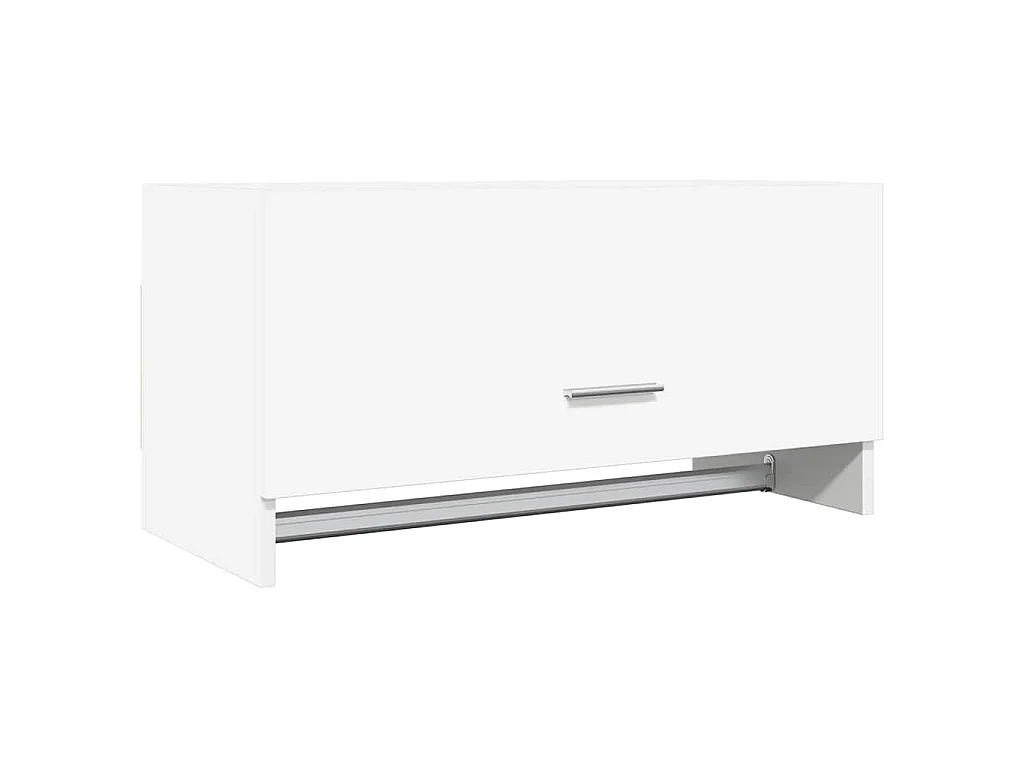 Garde-robe blanc 70x32,5x35 cm bois d'ingénierie