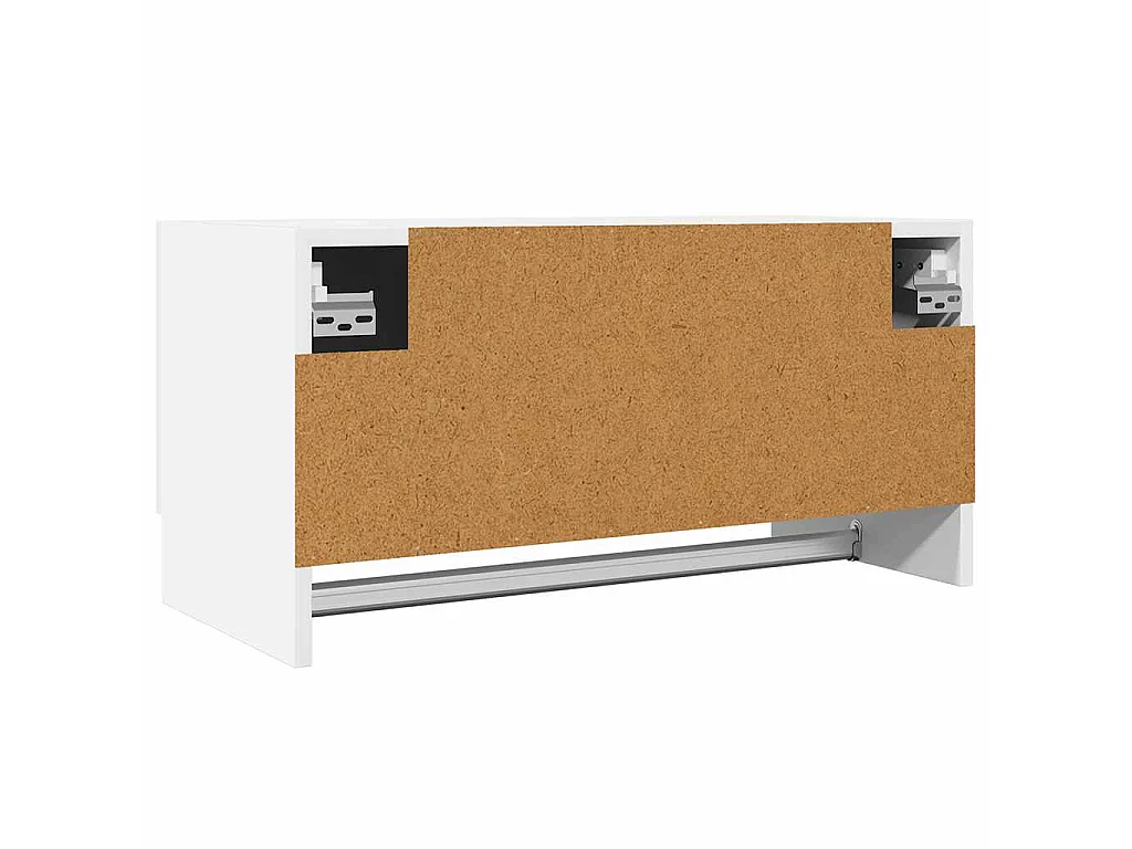 Garde-robe blanc 70x32,5x35 cm bois d'ingénierie