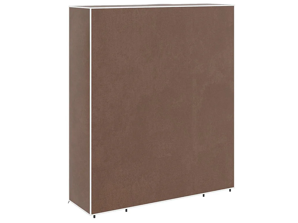 Armoire avec compartiments et tiges 45 x 150 x 176 cm Marron