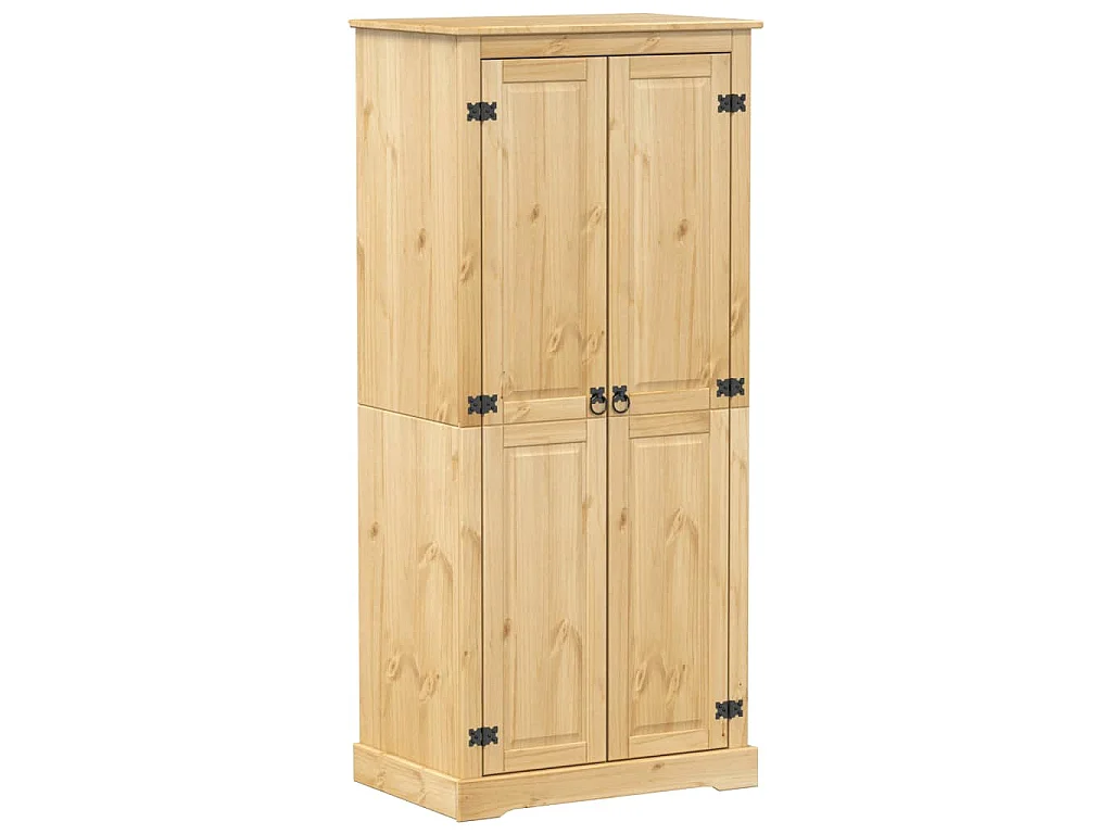 Kledingkast Corona 76x50x170 cm massief grenenhout