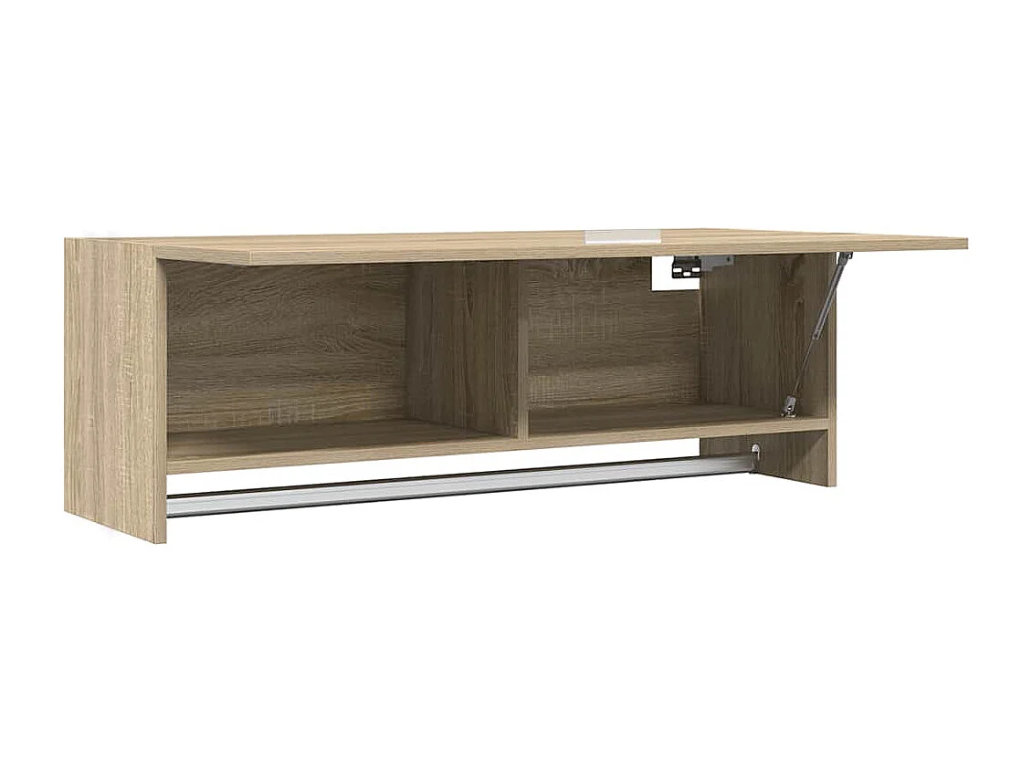 Armario de madera contrachapada roble Sonoma 100x32,5x35 cm
