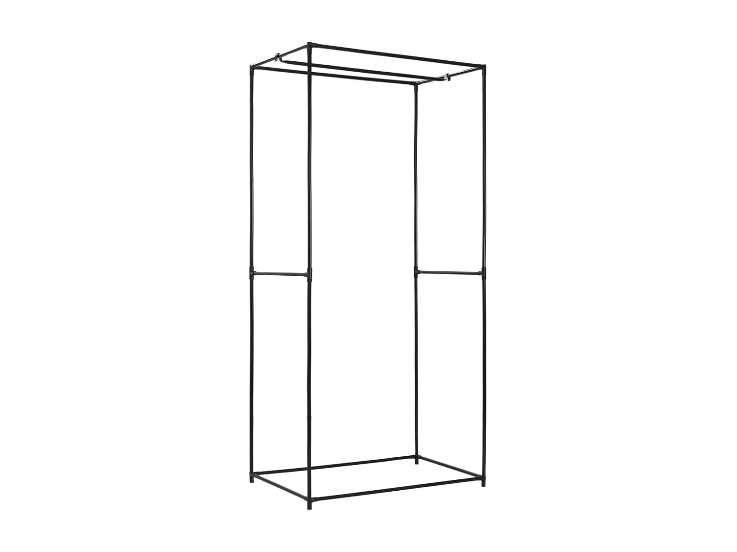 Kledingkast 75x50x160 cm bruin