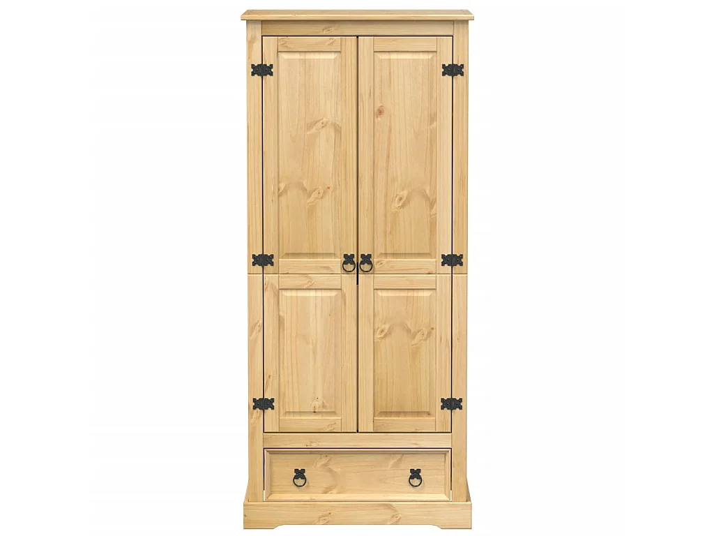 Garde-robe Corona 76x50x170 cm bois de pin massif