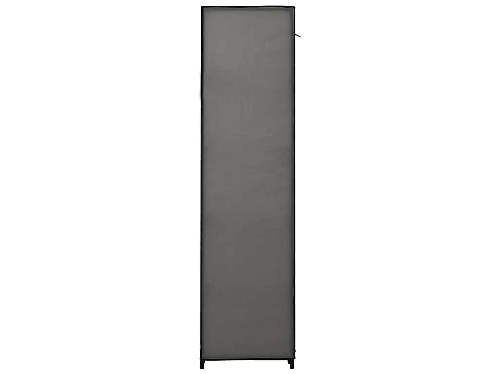 Garde-robe pliable Gris 110x45x175 cm Tissu