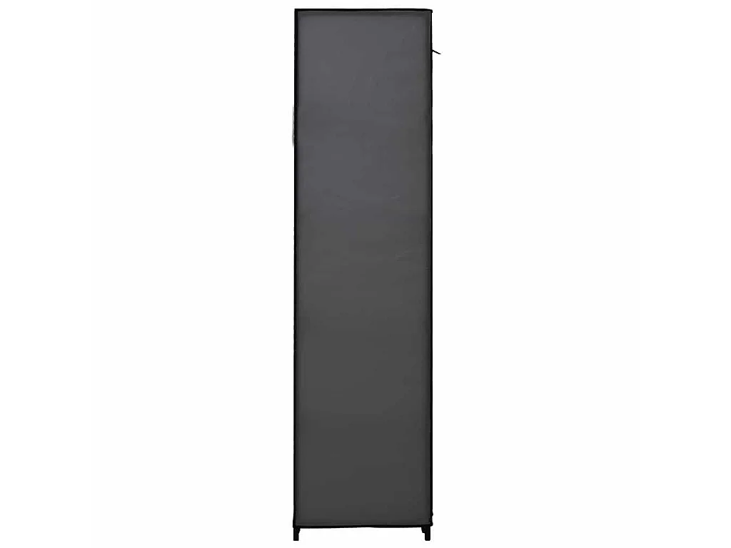 Faltschrank Grau 110x45x175 cm Stoff