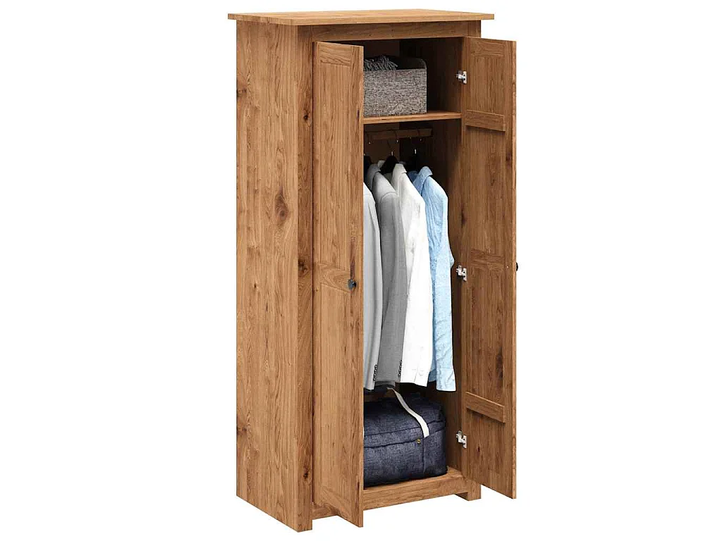 Kleiderschrank 80x50x171,5 cm Kiefernholz Panama