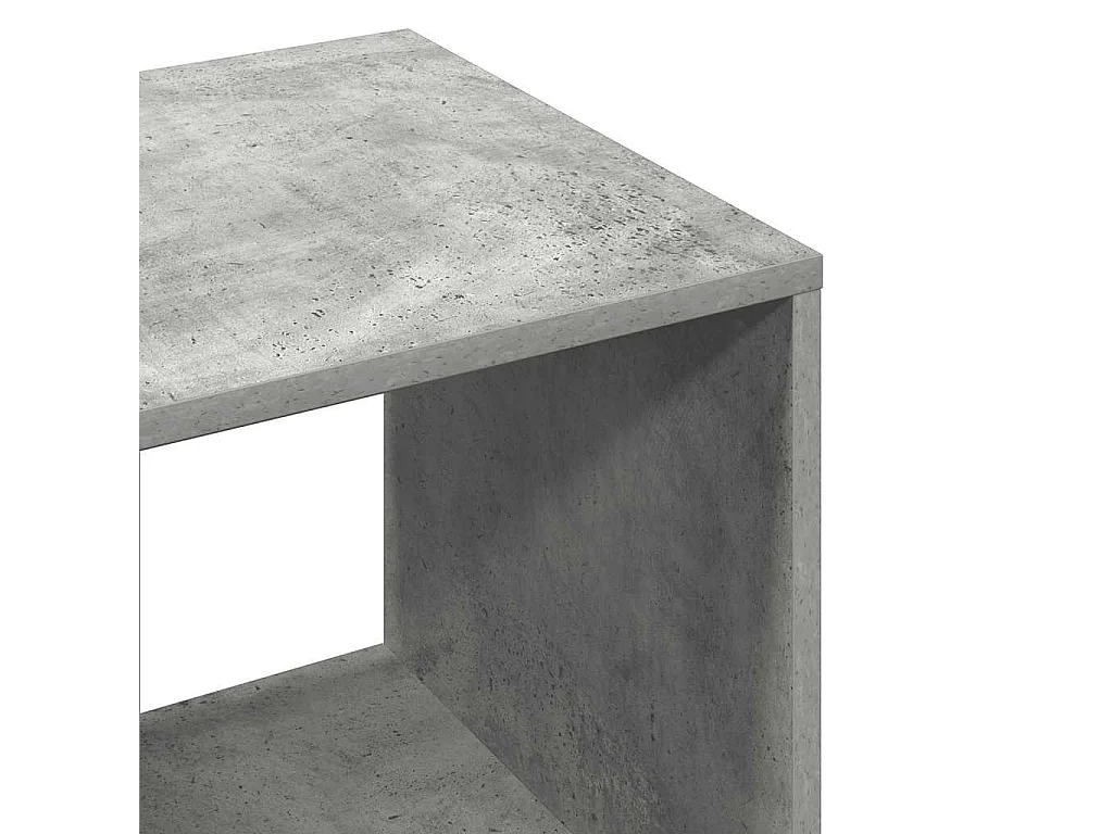 Garde-robe Gris béton 80x40x110 cm Bois d’ingénierie