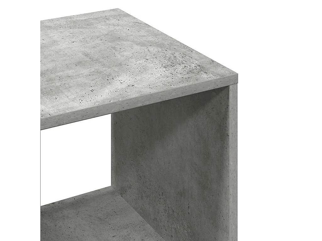 Garde-robe Gris béton 80x40x110 cm Bois d’ingénierie