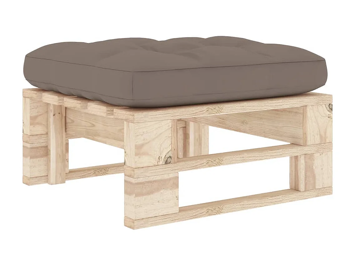Ottomana da Giardino Pallet in Legno di Pino Impregnato