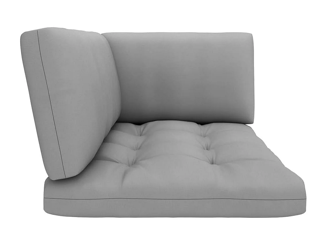 Tuinhoekbank pallet honingbruin geïmpregneerd grenenhout