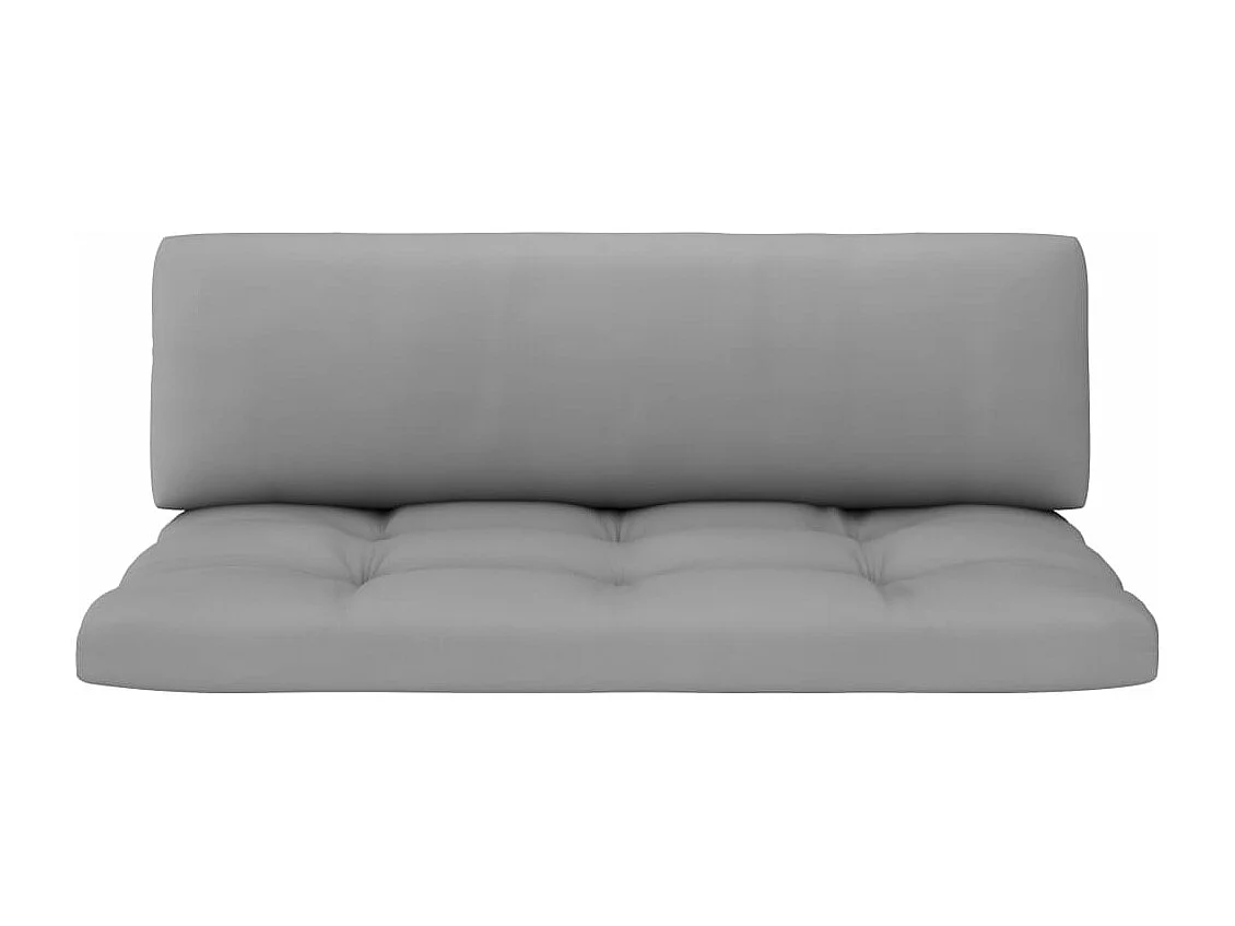 Sofá central palets jardín madera pino impregnada marrón miel