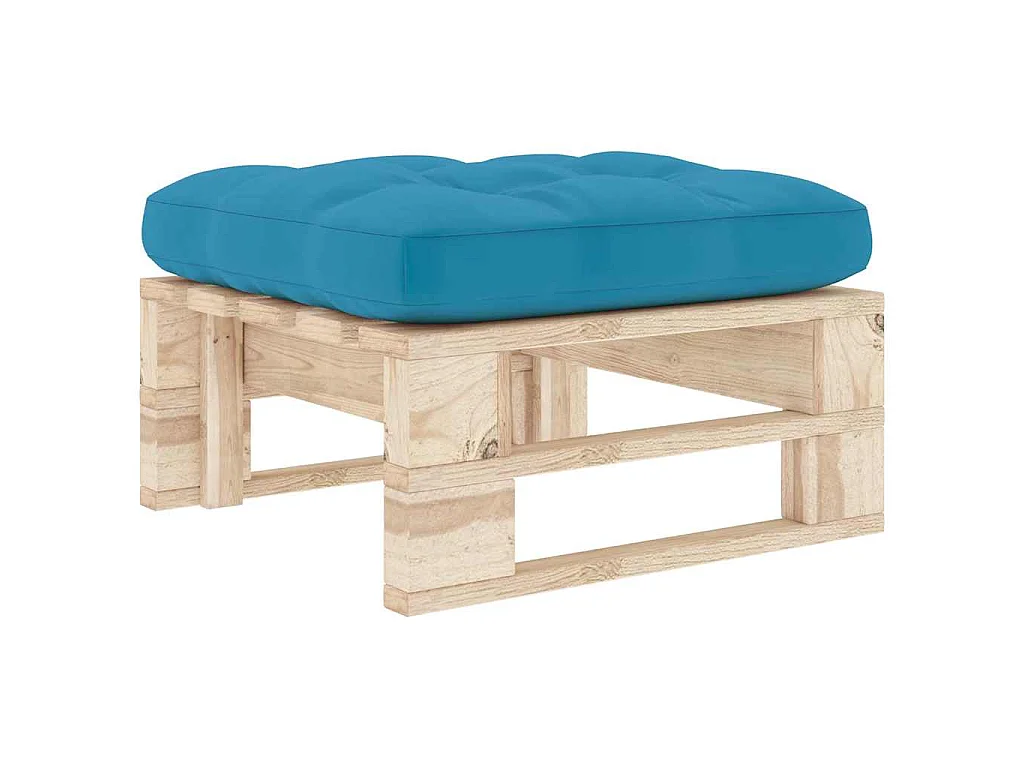 Pouf palette de jardin bois de pin imprégné