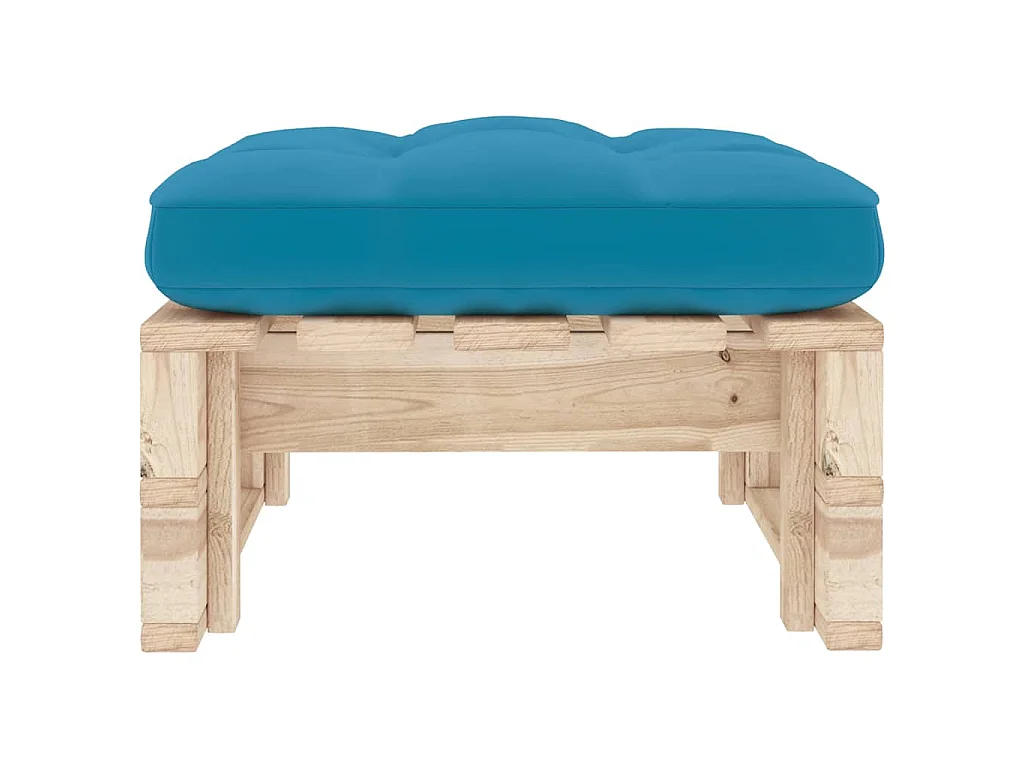 Pouf palette de jardin bois de pin imprégné