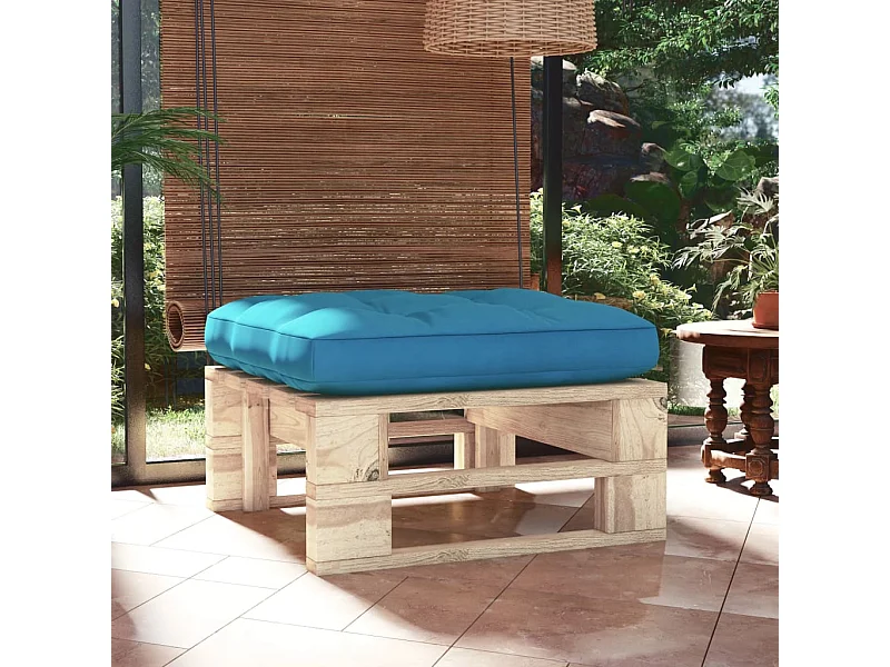 Pouf palette de jardin bois de pin imprégné