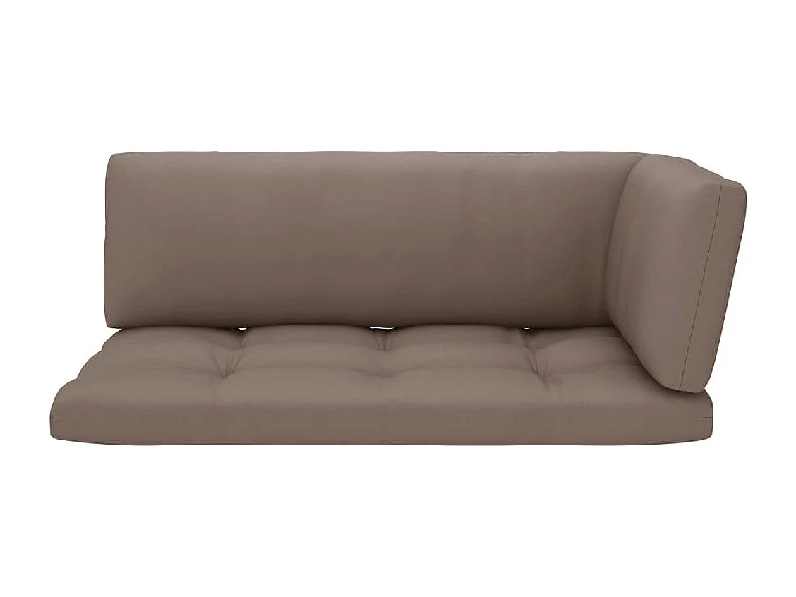 Tuinhoekbank pallet honingbruin geïmpregneerd grenenhout