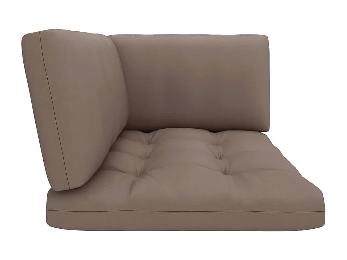 Tuinhoekbank pallet honingbruin geïmpregneerd grenenhout