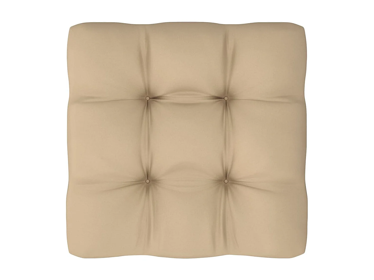 Pouf palette de jardin marron miel bois de pin imprégné