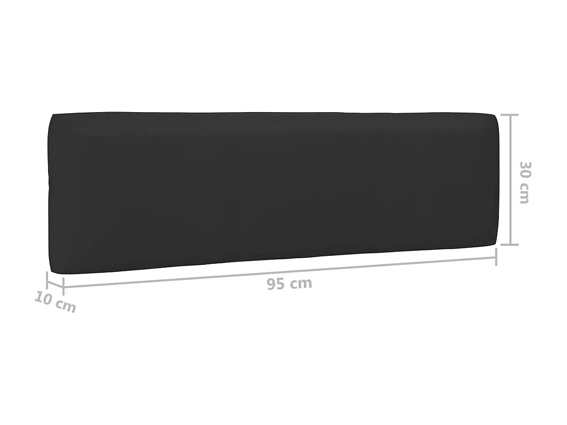 Tuinhoekbank pallet geïmpregneerd grenenhout wit