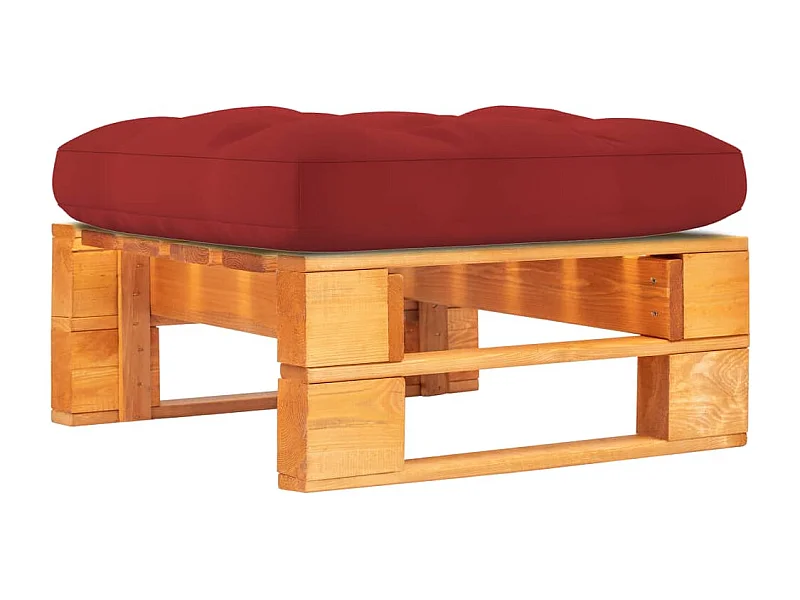 Tuinhocker pallet honingbruin geïmpregneerd grenenhout