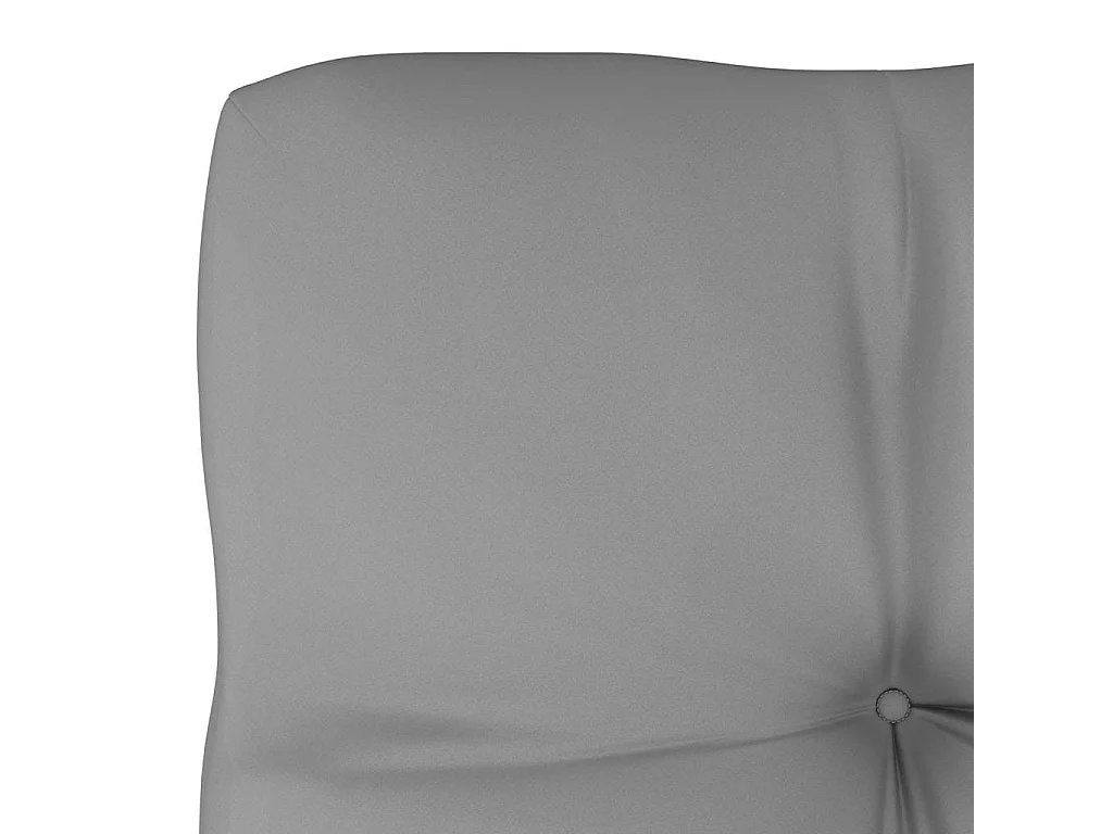 Pouf palette de jardin Bois de pin imprégné de blanc