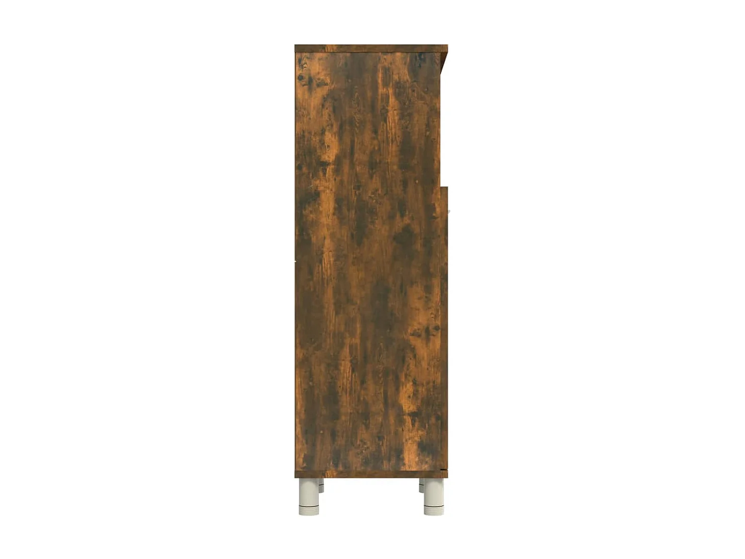 Armadietto Bagno Rovere Fumo 30x30x95 cm in Legno Multistrato
