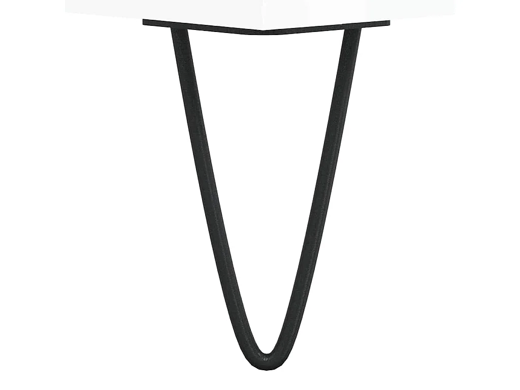 Armadietto Bagno Bianco Lucido 65x33x60cm in Legno Multistrato