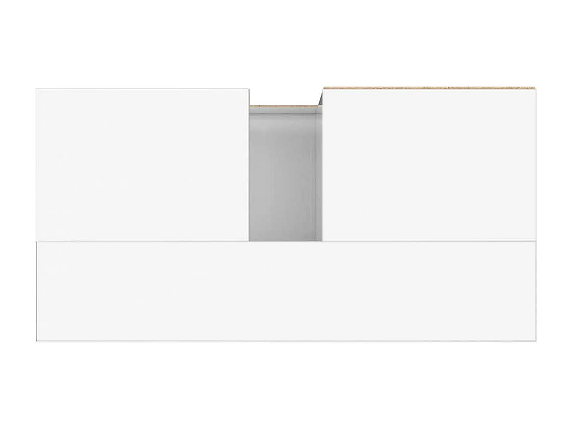 Armoire de salle de bain blanc brillant 65x33x60 cm