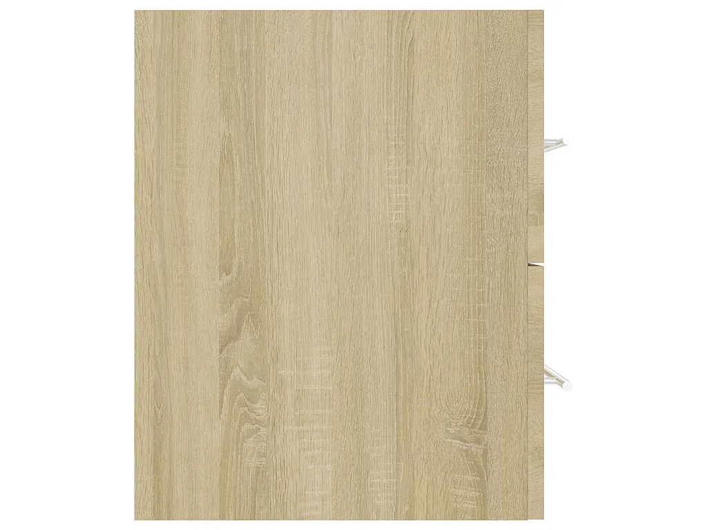 Ensemble de meubles de bain 2 pcs Chêne sonoma Aggloméré