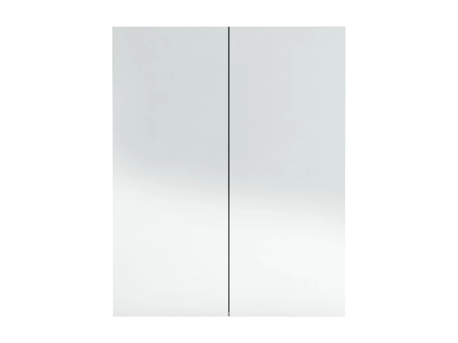 Armoire à miroir de salle de bain 60x15x75 cm MDF Anthracite