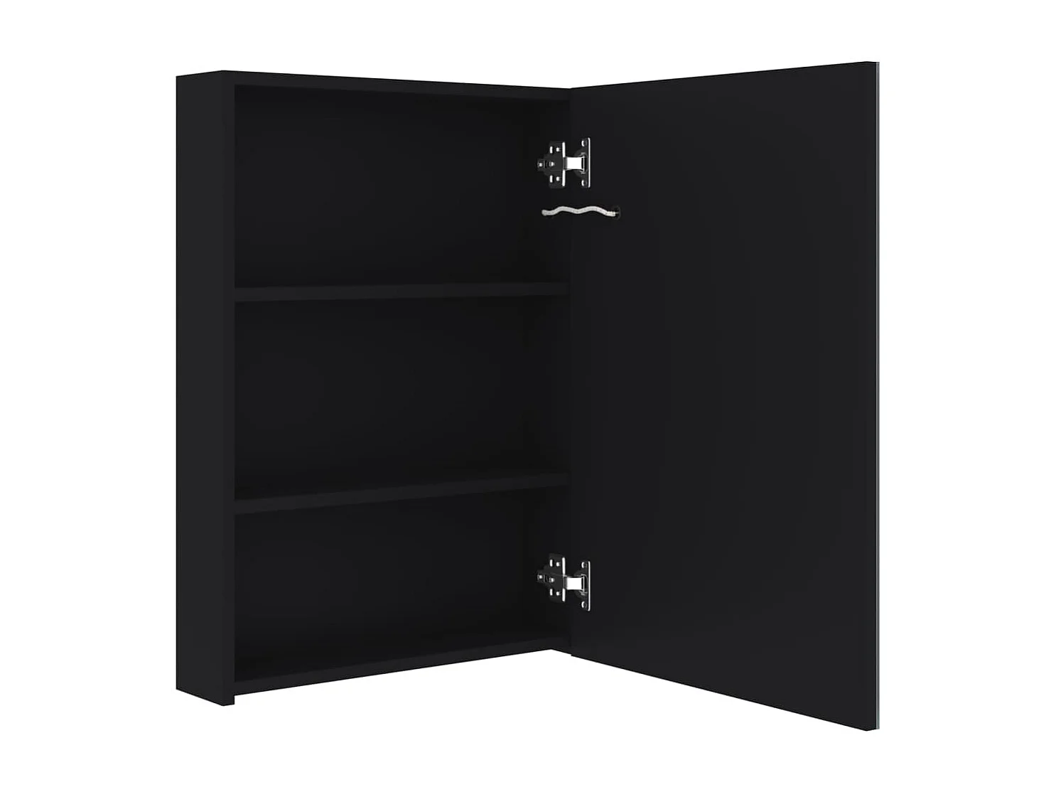 Armoire de salle de bain à miroir LED 50x13x70 cm