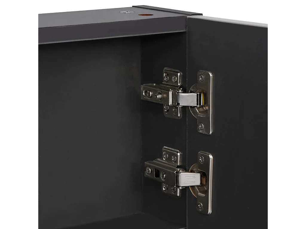 Armoire de salle de bain à miroir LED 50x13x70 cm