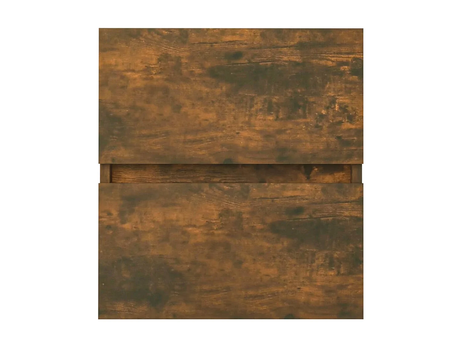 Wastafelkast 41x38,5x45 cm bewerkt hout gerookt eikenkleurig