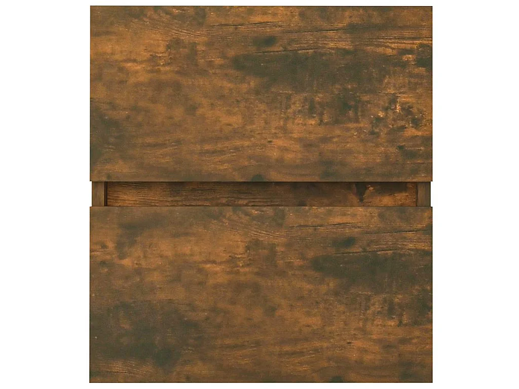 Waschbeckenunterschrank Räuchereiche 41x38,5x45cm Holzwerkstoff