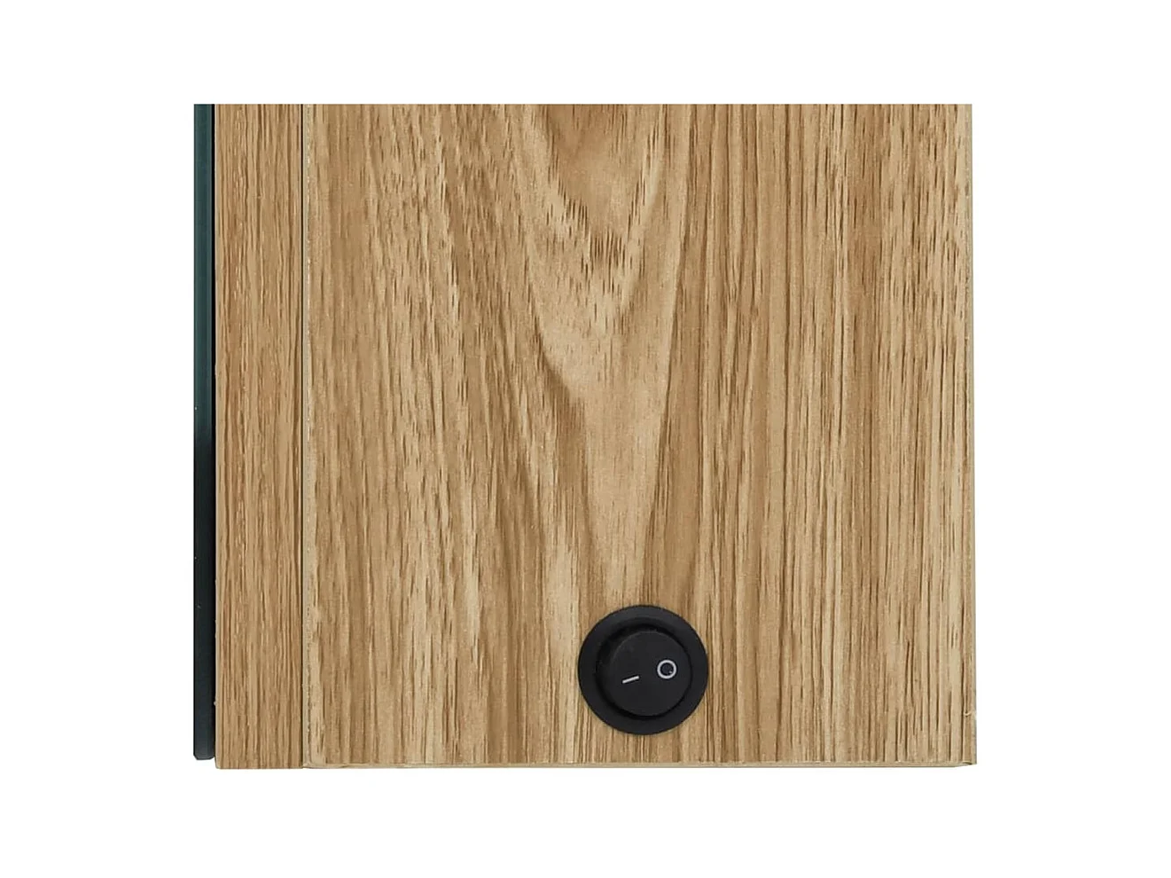 LED-Spiegelschrank fürs Bad Eichen-Optik 80x12x68 cm