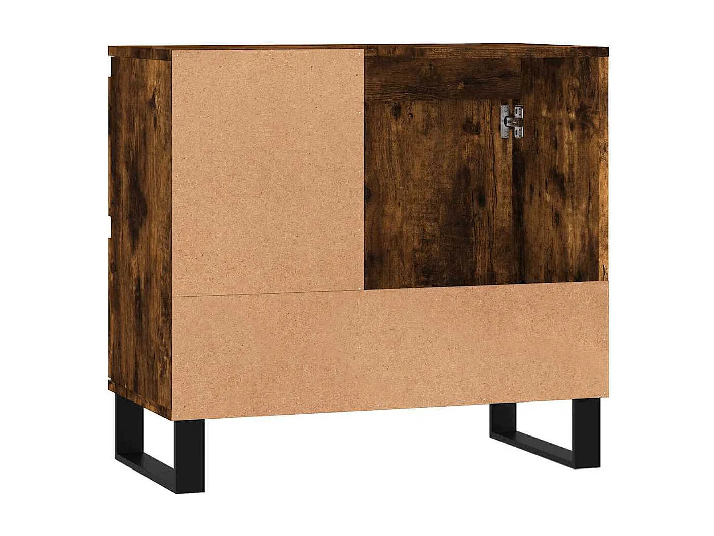 Badschrank Räuchereiche 65x33x60 cm Holzwerkstoff