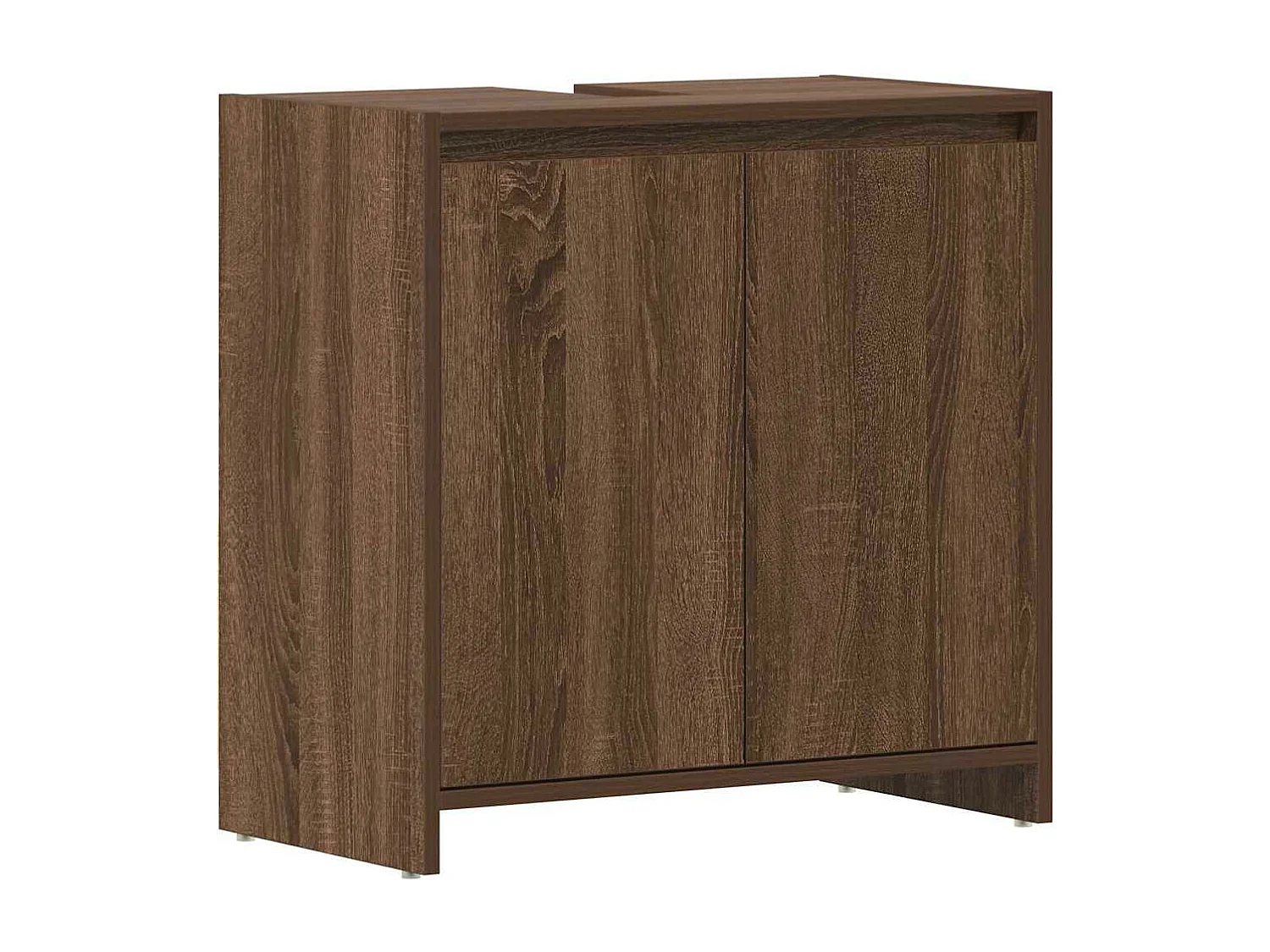 Armário p/ WC 60x33x61 cm derivados madeira carvalho castanho