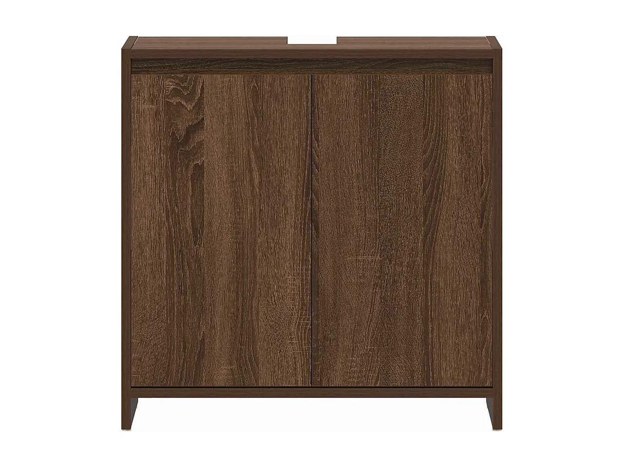 Armário p/ WC 60x33x61 cm derivados madeira carvalho castanho