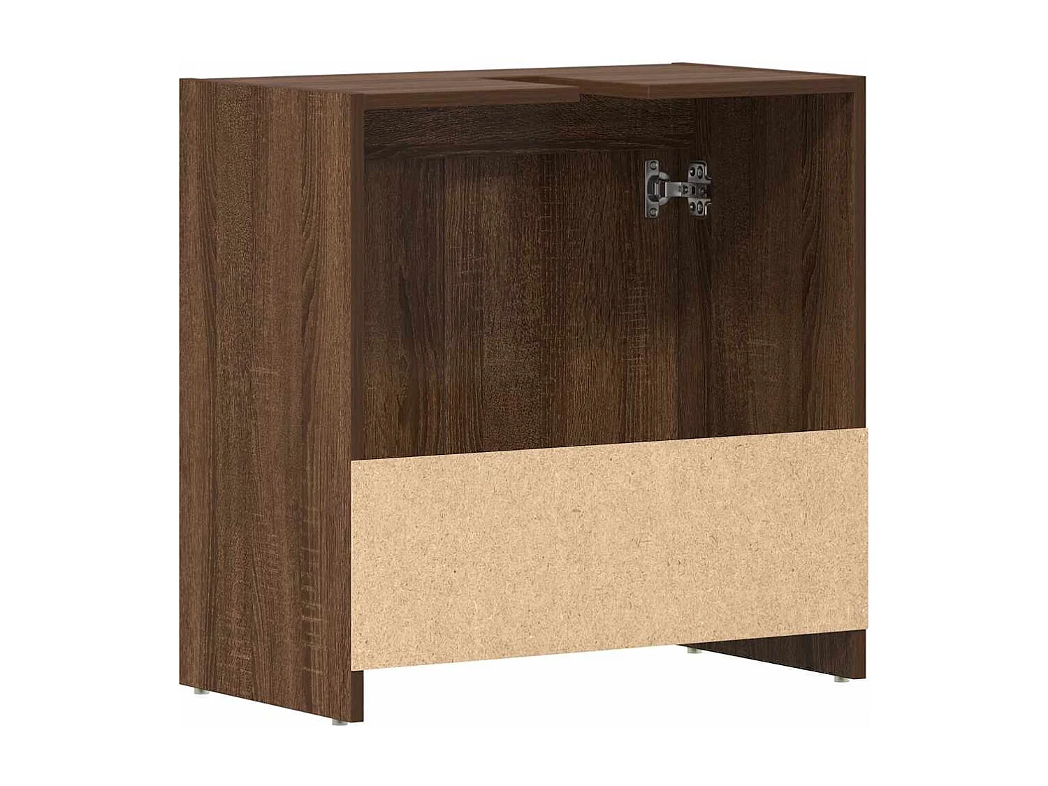 Armário p/ WC 60x33x61 cm derivados madeira carvalho castanho