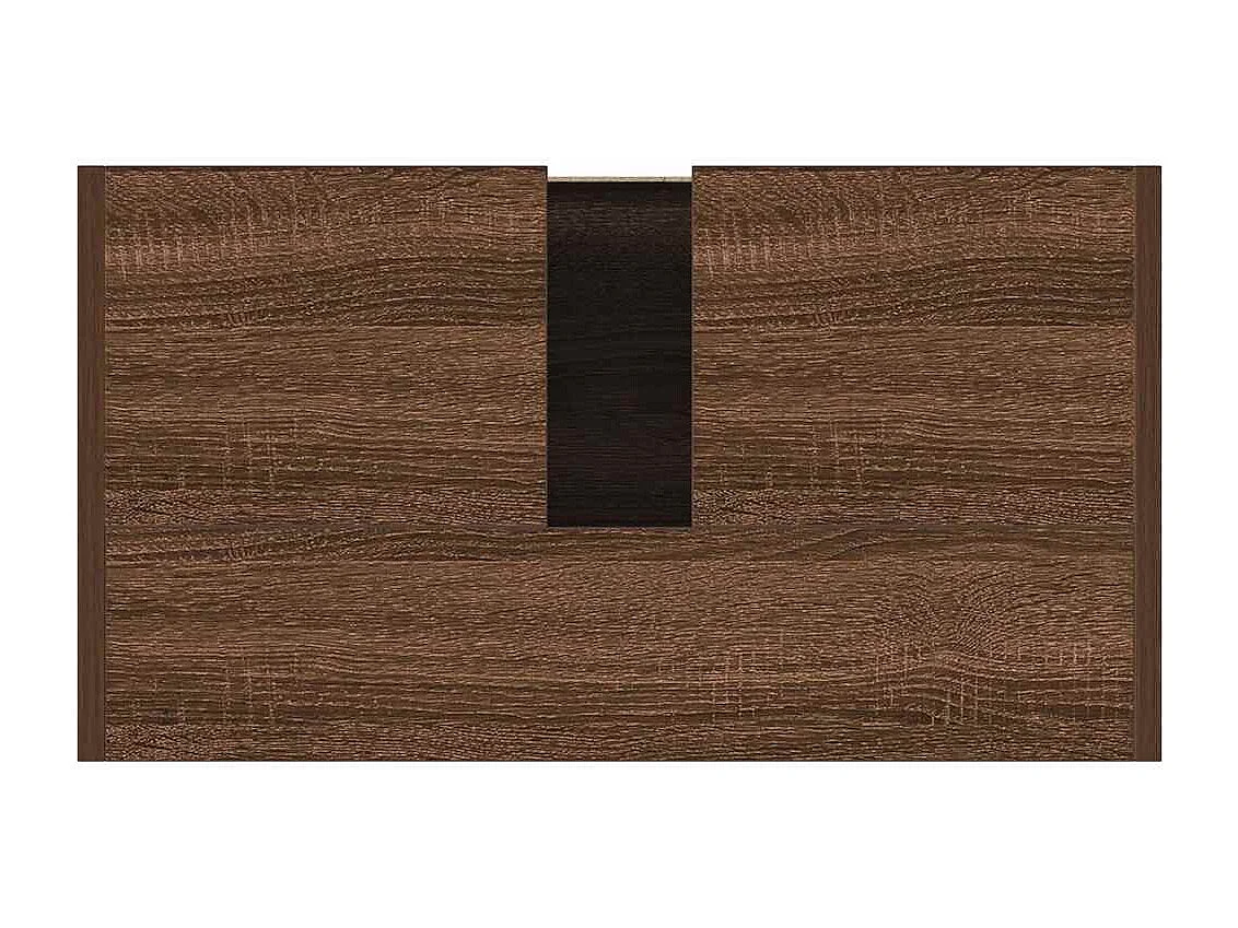 Armário p/ WC 60x33x61 cm derivados madeira carvalho castanho