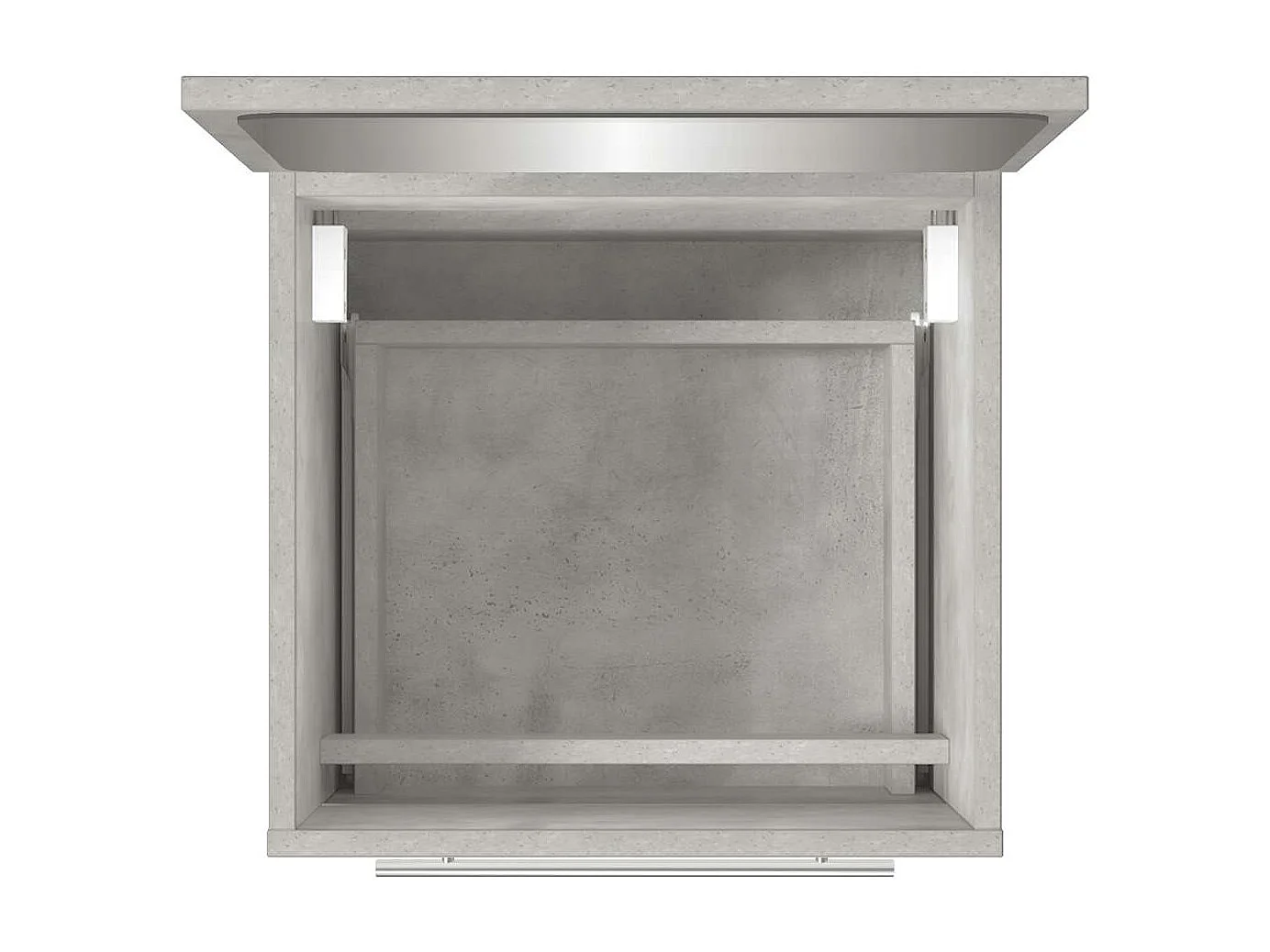 Armoire de salle de bain avec miroir Gris béton 41x38,5x48 cm