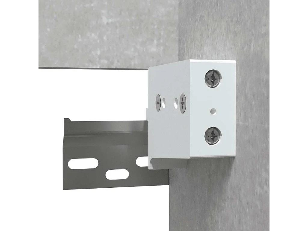 Armoire de salle de bain avec miroir Gris béton 41x38,5x48 cm