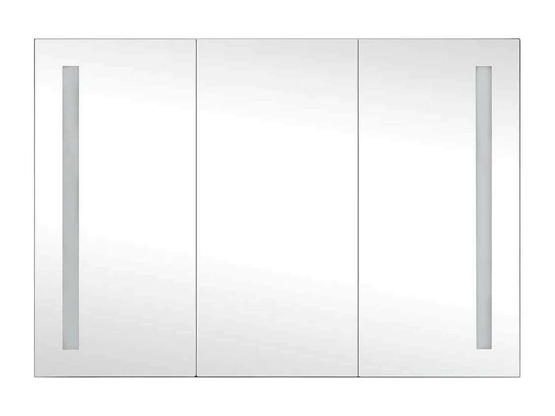 LED-Spiegelschrank fürs Bad 89x14x62 cm