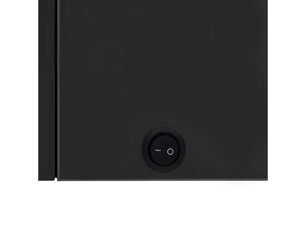 Armoire de salle de bain à miroir LED 89x14x62 cm