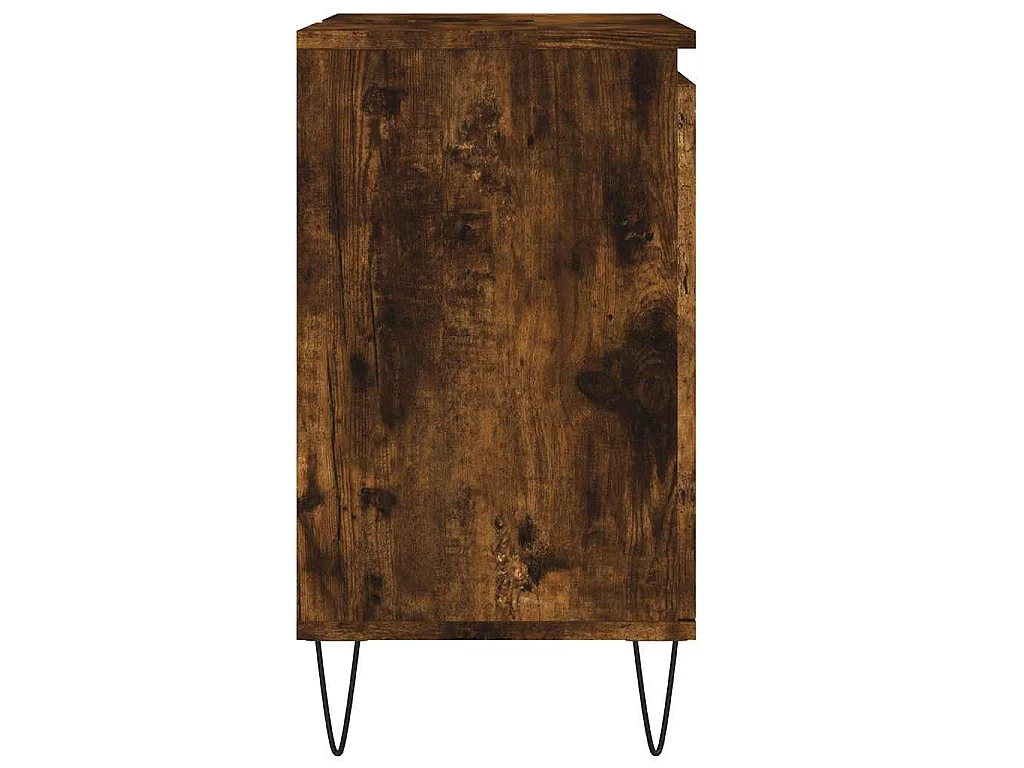 Badschrank Räuchereiche 58x33x60 cm Holzwerkstoff