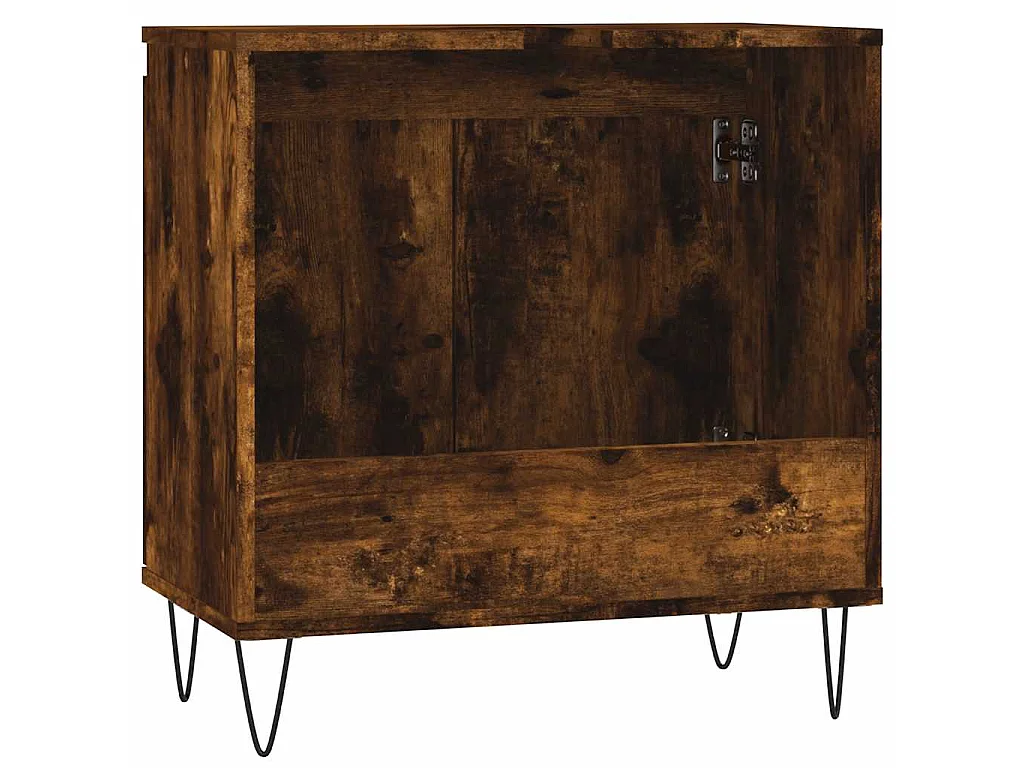 Badschrank Räuchereiche 58x33x60 cm Holzwerkstoff