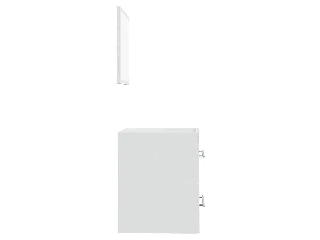 Armoire de salle de bain avec miroir Blanc 41x38,5x48 cm